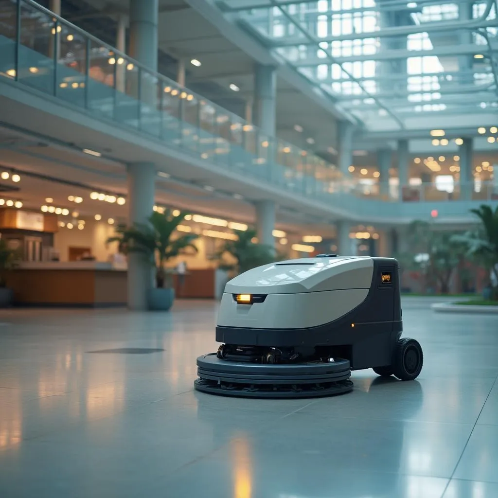 Robot Temizlik Aksiyonda
